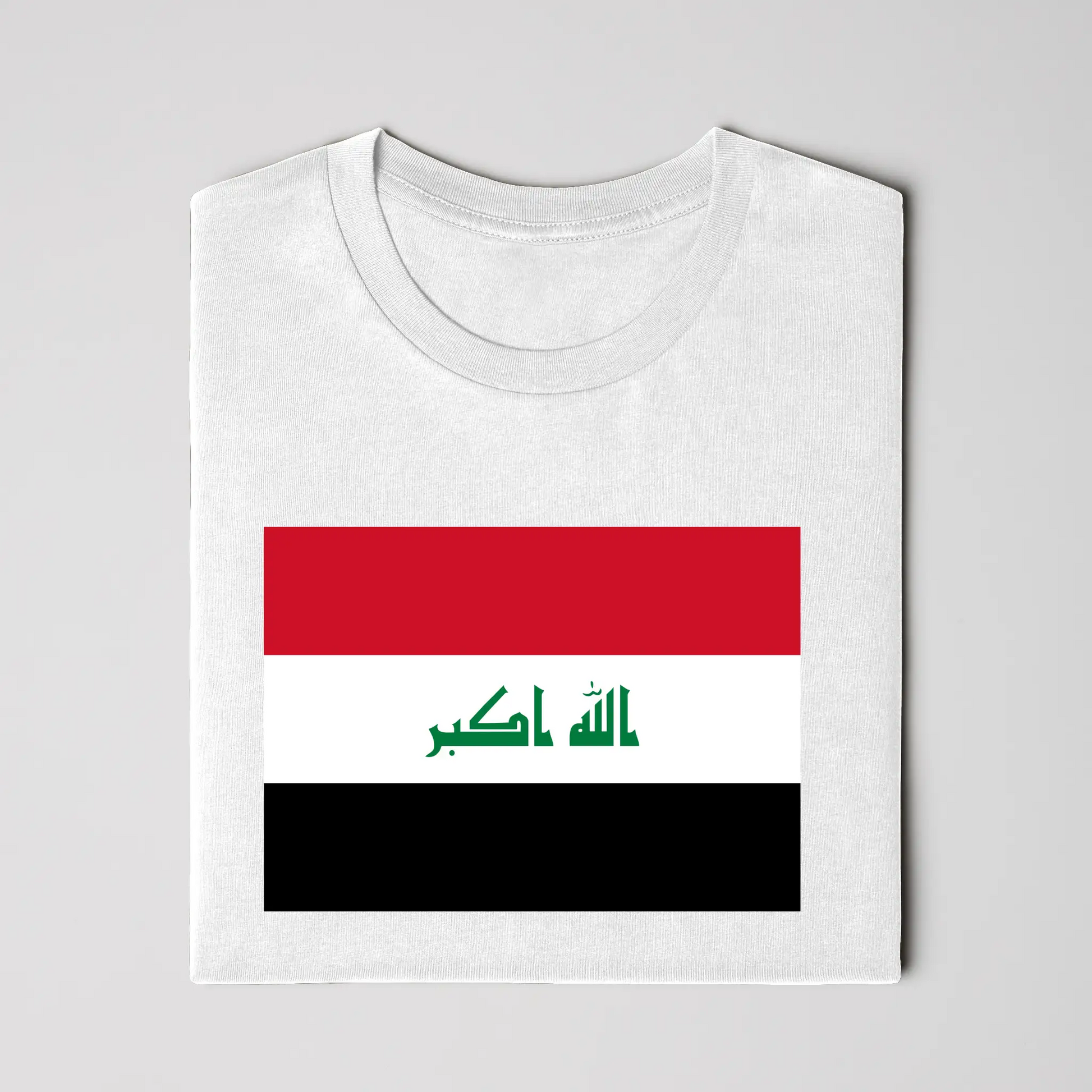 Iraqi Flag - Light Cotton T-Shirt